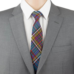 Tie, Skinny Necktie, Anderson Tartan